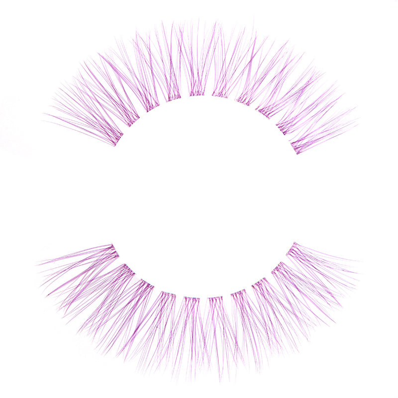 Feather Eyelash Extensions pink3