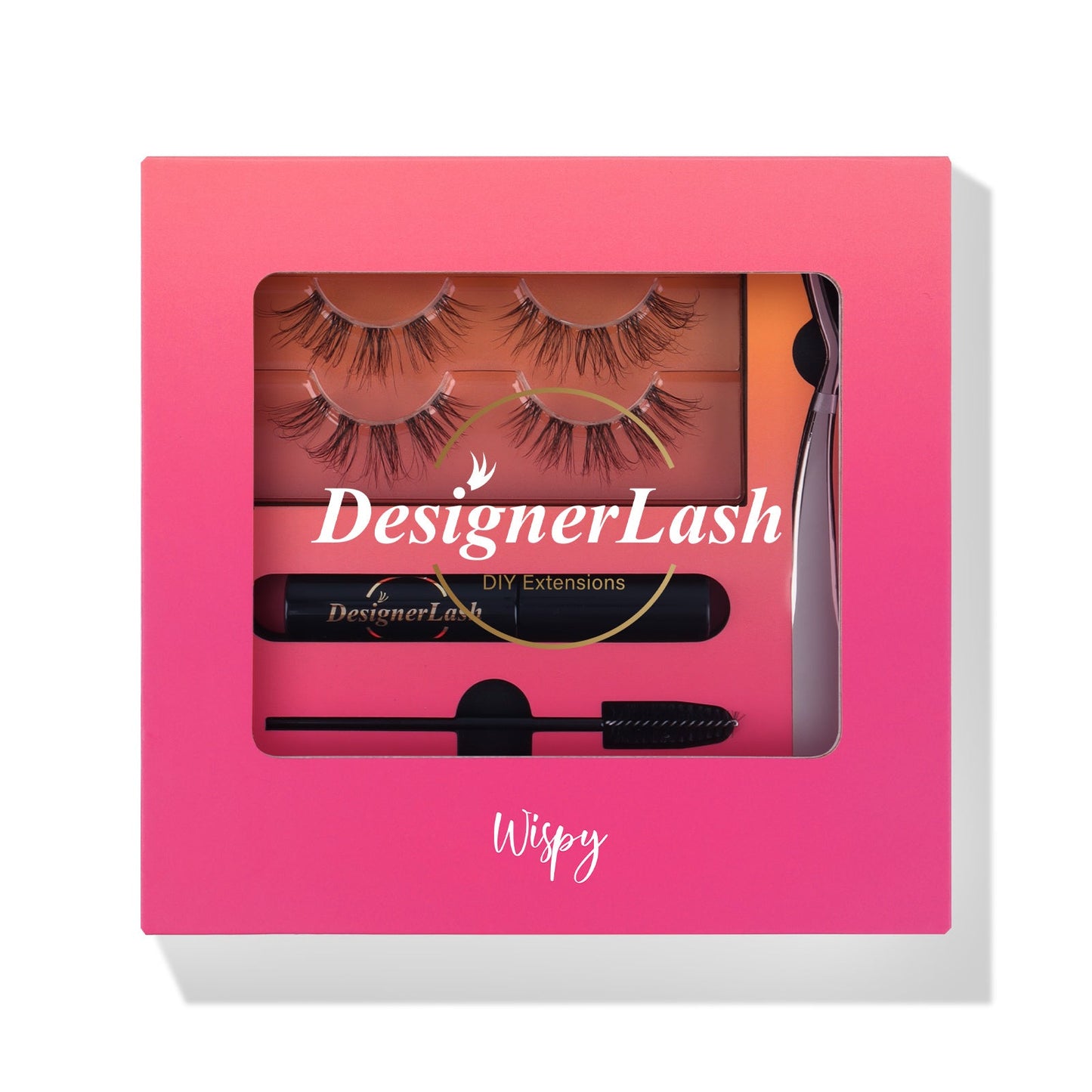 Wispy eyelash extensions kit